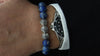 Grand Ocean Blue Jasper Silver Trio Bracelet