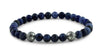 Sodalite and Silver Bracelets