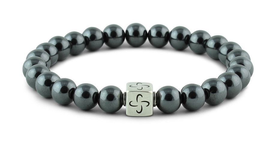 Hematite Silver Tabono Bracelet