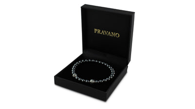 Hematite and Silver Bracelets