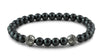 Hematite and Silver Bracelets