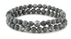 Grey Jasper and Silver Bracelets