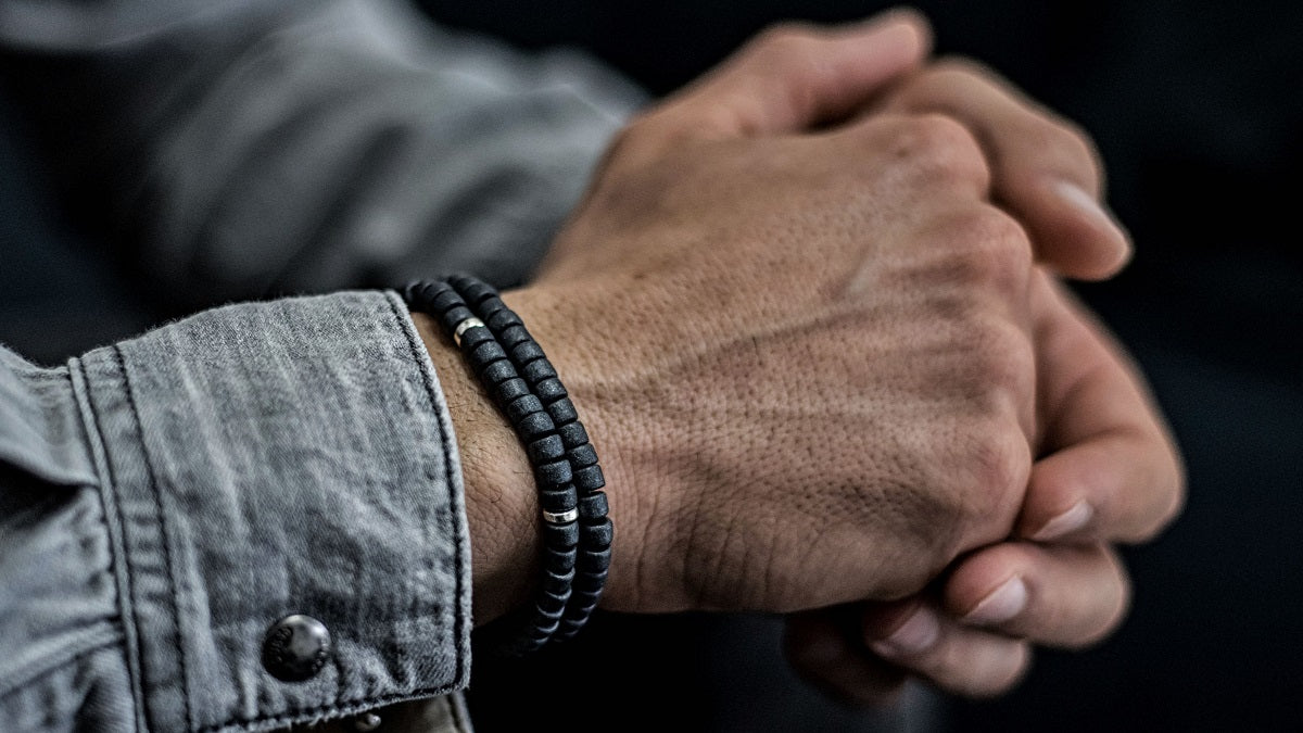 Grey Ceramic Bracelet