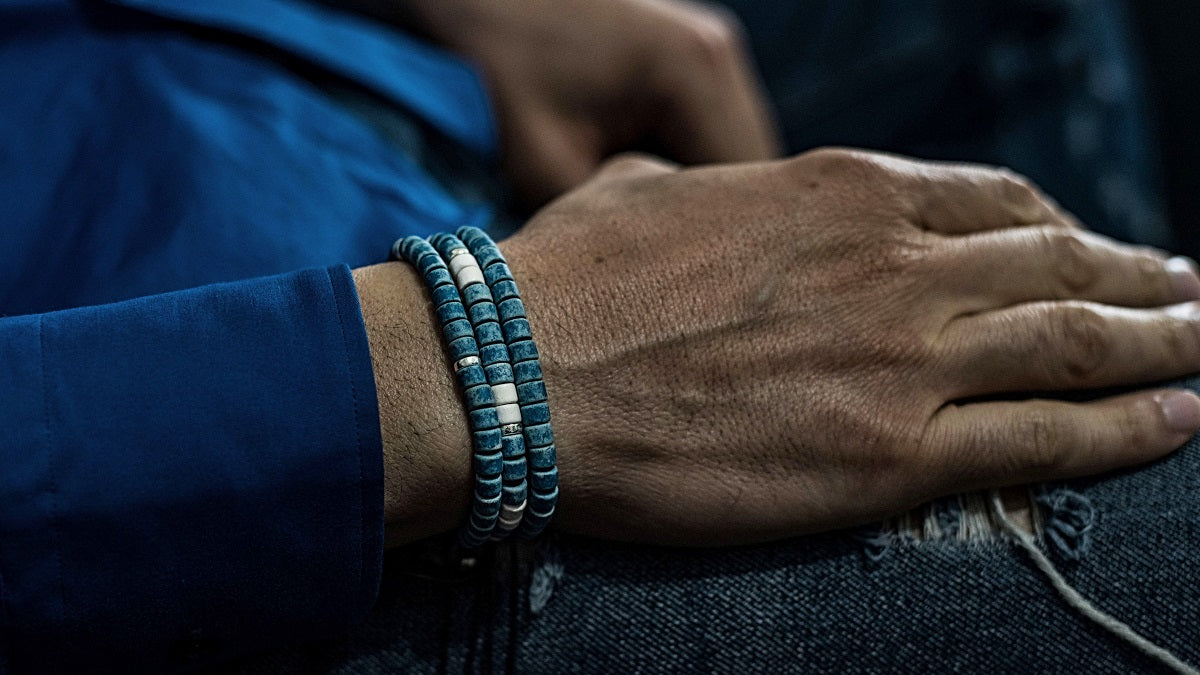 Blue Ceramic Bracelet