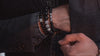 Matte Onyx Silver Tabono Bracelet